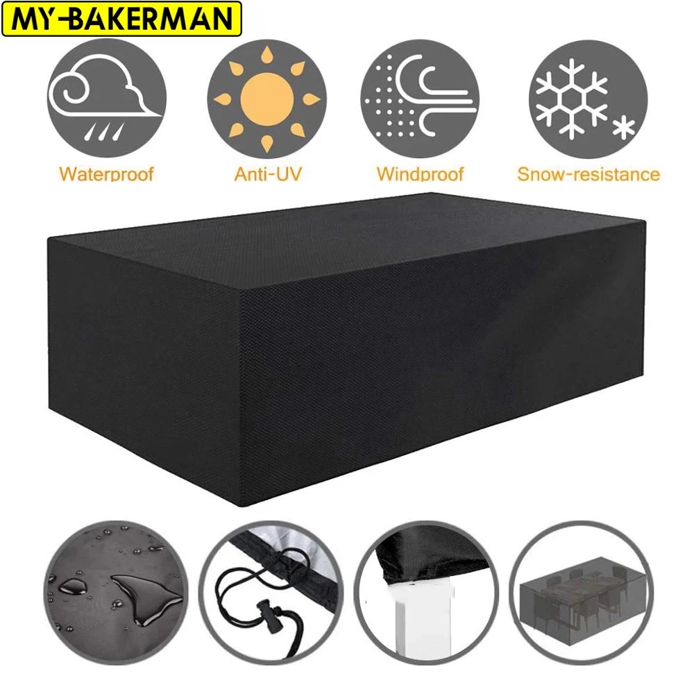 Outdoor Furniture Weatherproof - Abdeckungen für Gartenmöbel, wasserdicht, Regen, Schnee,