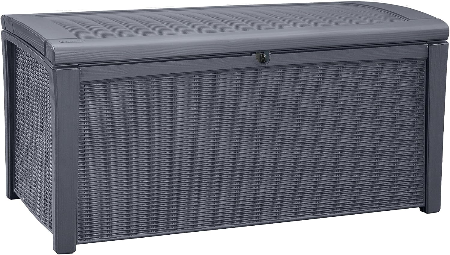 Outdoor Furniture Rattan - 110 Gallonen Outdoor-Aufbewahrungsbox, abschließbar, wasserdicht, aus