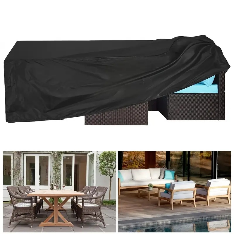 Outdoor Furniture Rattan - Robuste, winddichte Gartenmöbelabdeckung – UV-beständiger, langlebiger