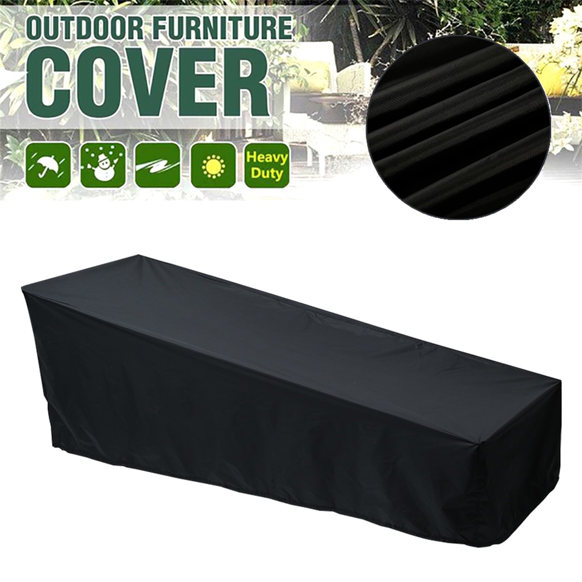 Outdoor Furniture Weatherproof - Outdoor Garten Sonnenliege Abdeckung Sonnenliege Abdeckung