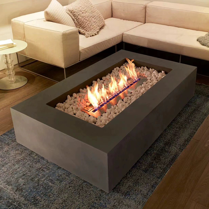 Moderner Corten-Stahl-Gasfeuer – Outdoor Furniture With Fire Pit Table Bewertung und Preis