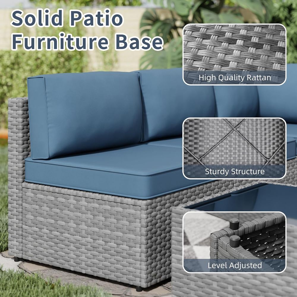 5-teiliges Gartenmöbel-Set mit – Outdoor Furniture With Fire Pit Table Bewertung und Preis