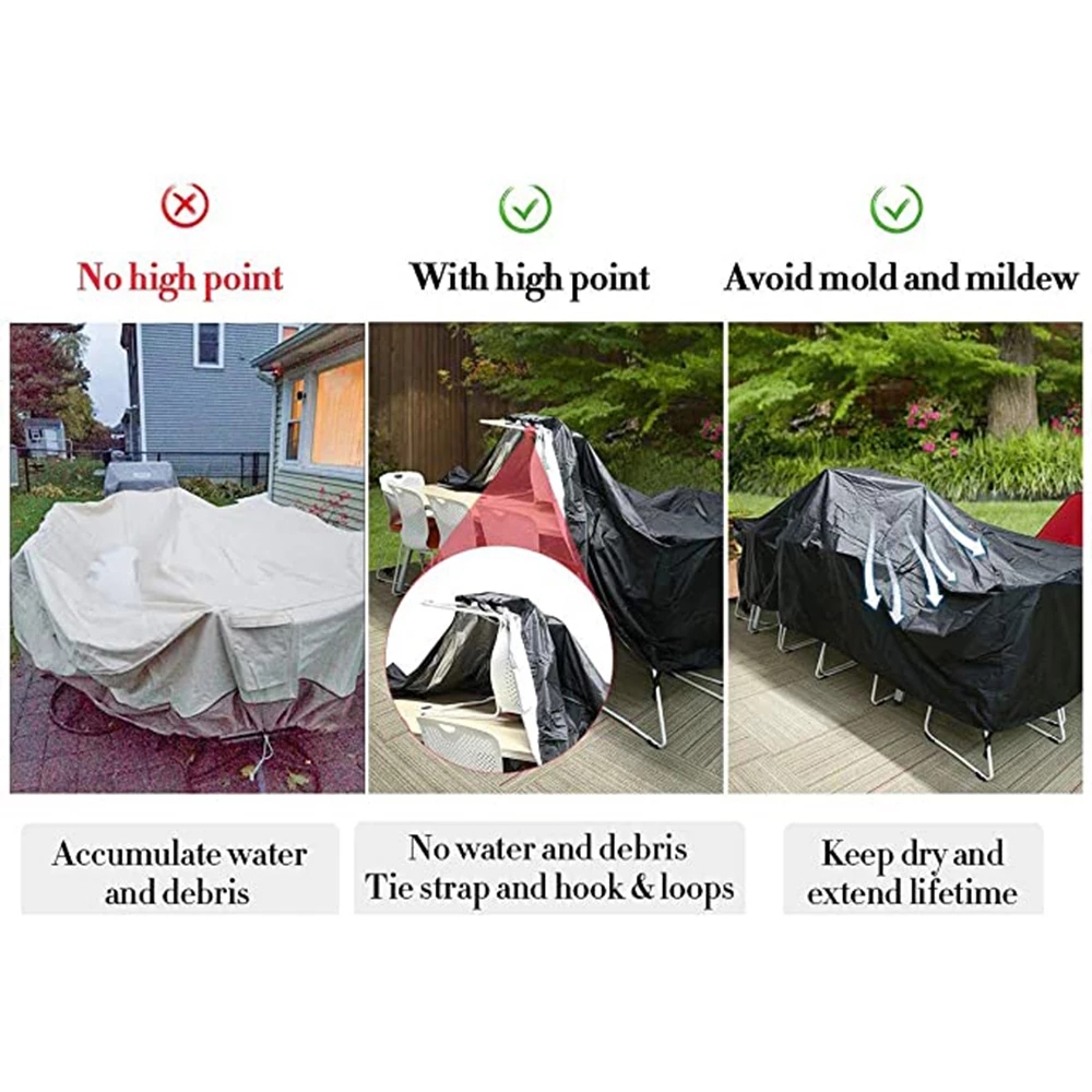 Abdeckungen für Gartenmöbel, w – Outdoor Furniture Weatherproof Bewertung und Preis