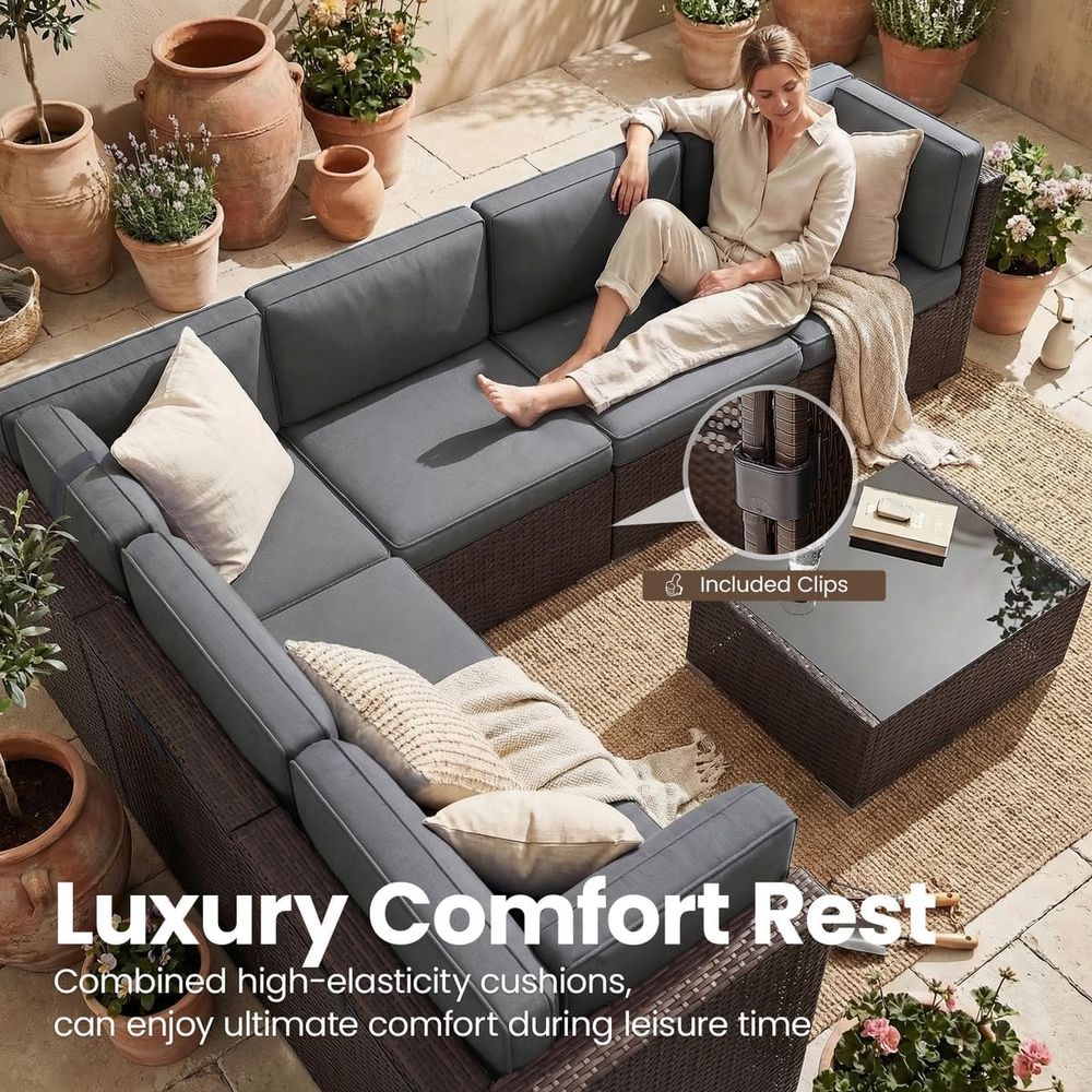 15-teiliges Outdoor-Gartenmöbe – Outdoor Furniture With Fire Pit Table Bewertung und Preis