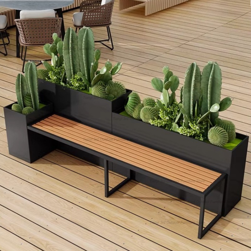 Nordische Edelstahl-Pflanzbank – Outdoor Furniture Bench Bewertung und Preis