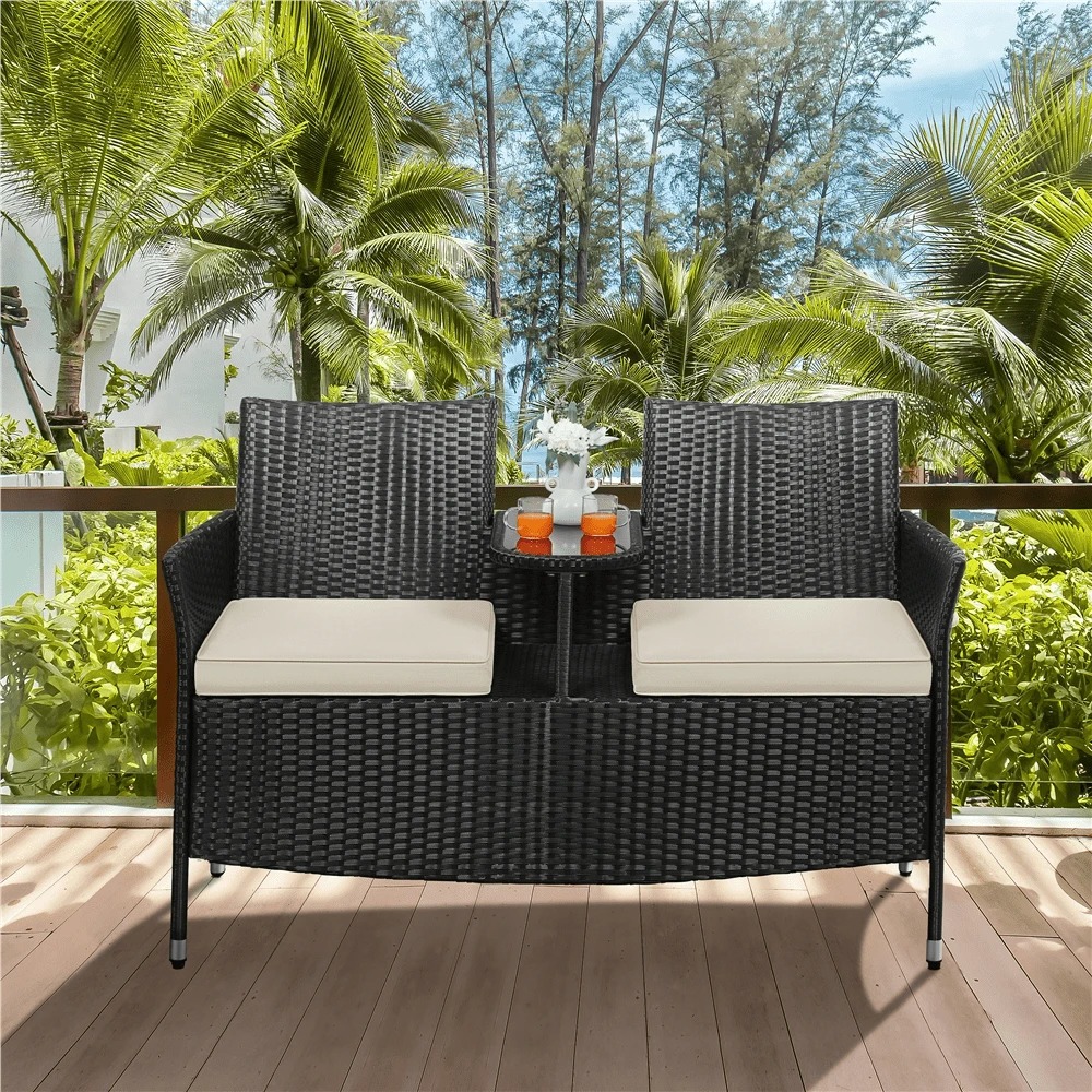 Hochwertiger Outdoor-Doppelstu – Outdoor Furniture Rattan Bewertung und Preis