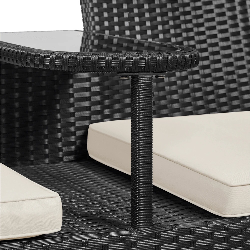 Hochwertiger Outdoor-Doppelstu – Outdoor Furniture Rattan Bewertung und Preis