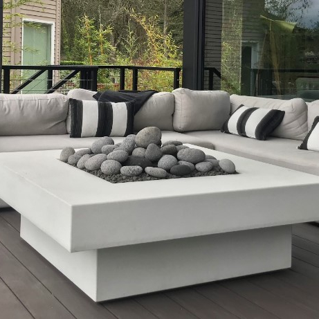 Outdoor-Sofa-Set mit Feuertisc – Outdoor Furniture With Fire Pit Table Bewertung und Preis