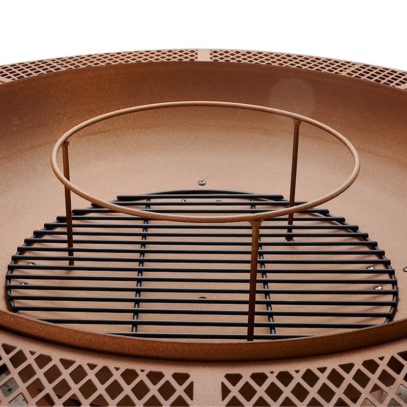 2026 Moderner Outdoor-Stahlgri – Outdoor Furniture With Fire Pit Table Bewertung und Preis
