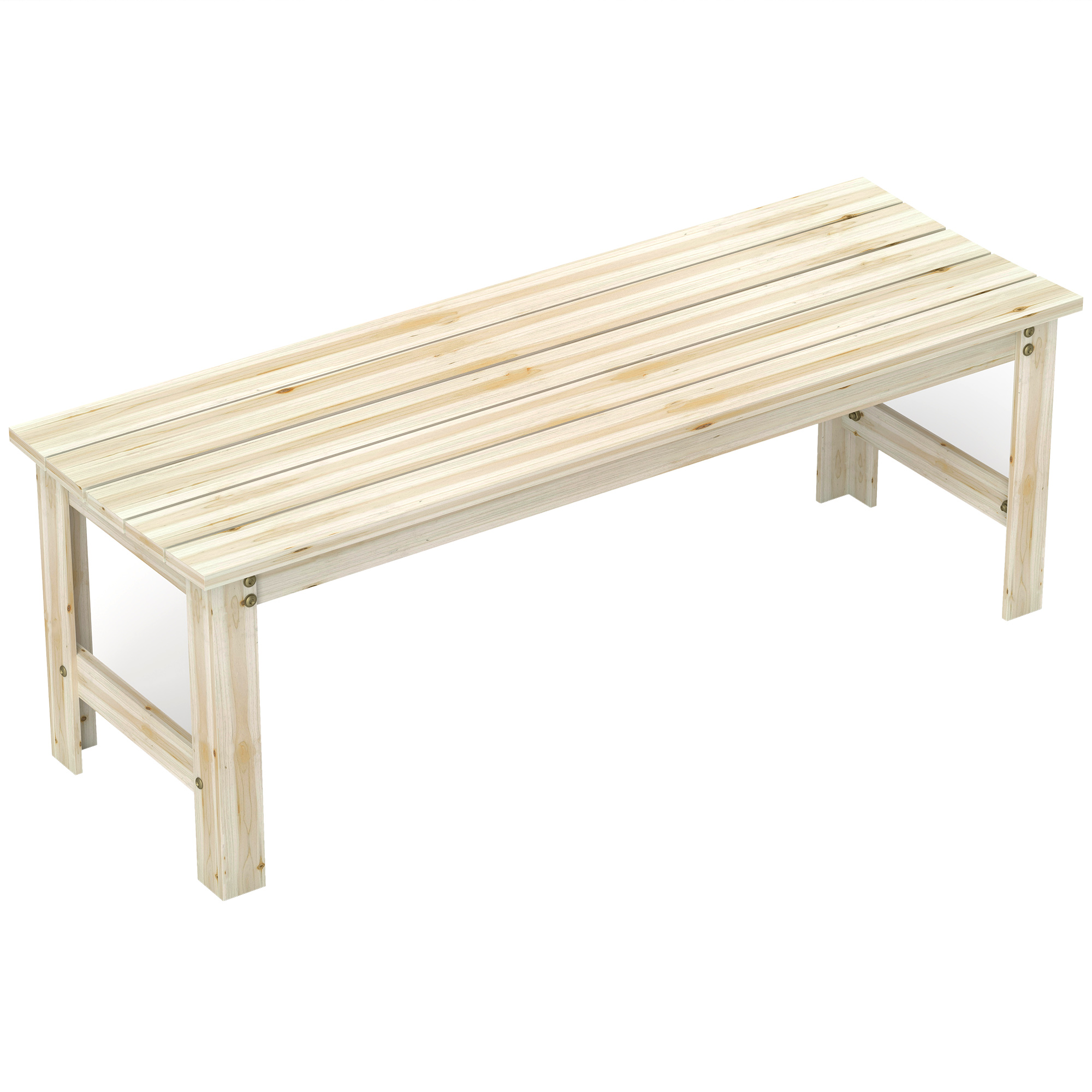 2-Sitzer Holz-Gartenbank, Latt – Outdoor Furniture Bench Bewertung und Preis