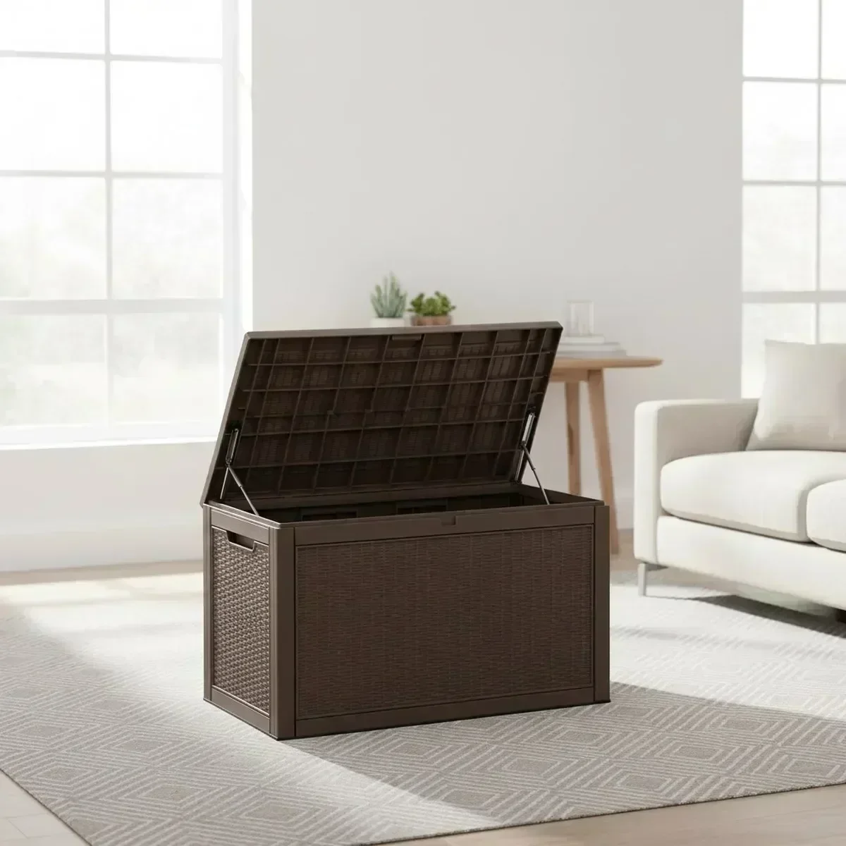 Große Outdoor-Aufbewahrungsban – Outdoor Furniture Bench Bewertung und Preis
