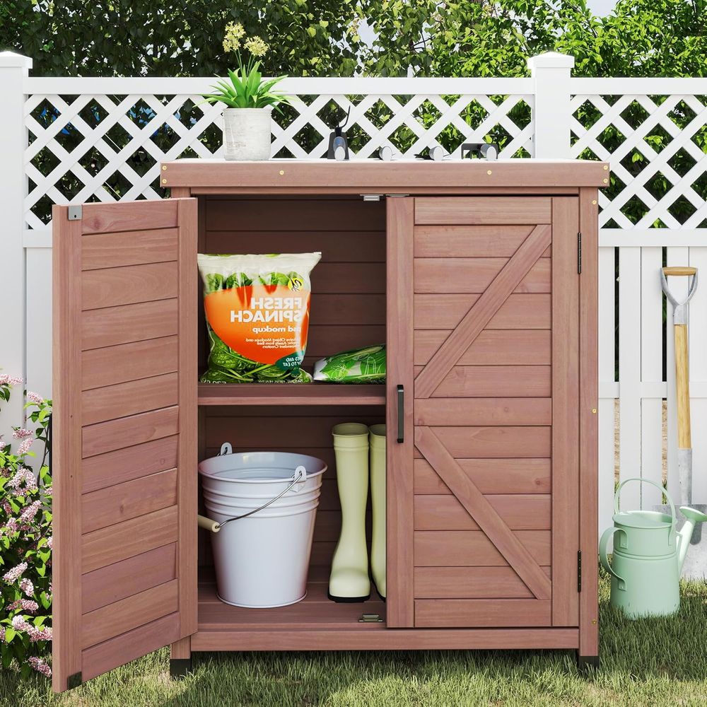 Gartenschrank & Pflanztisch mi – Outdoor Furniture Bench Bewertung und Preis