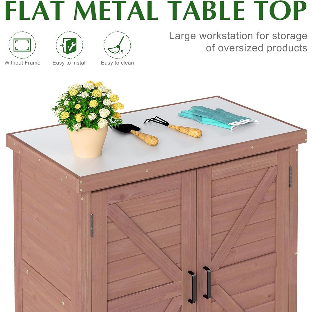 Gartenschrank & Pflanztisch mi – Outdoor Furniture Bench Bewertung und Preis